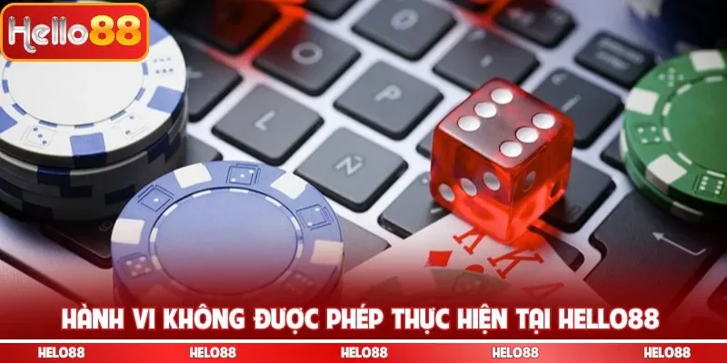 Hành vi không được phép thực hiện tại Hello88